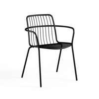 Alisea tuinstoel met armleuningen black