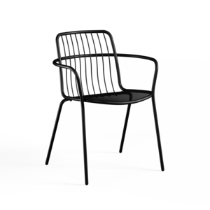 Emu Alisea tuinstoel met armleuningen black