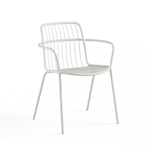 Emu Alisea tuinstoel met armleuningen white