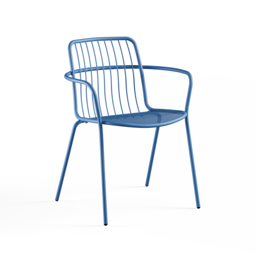 Emu Alisea tuinstoel met armleuningen marine blue