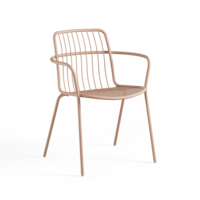 Alisea tuinstoel met armleuningen antique pink