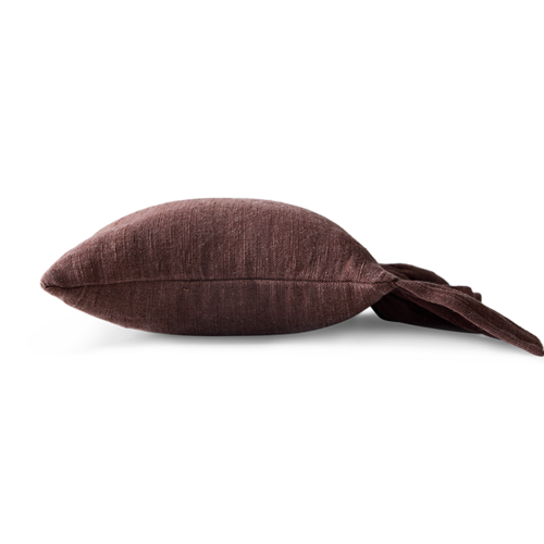 HKLiving Ruffle kussen chestnut 50x50cm