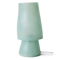 Glassfiber tafellamp petrol blauw