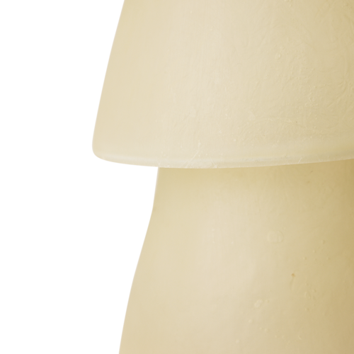 HKLiving Glassfiber tafellamp off white