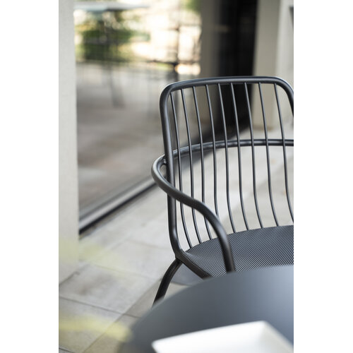 Emu Alisea tuinstoel met armleuningen grey/green