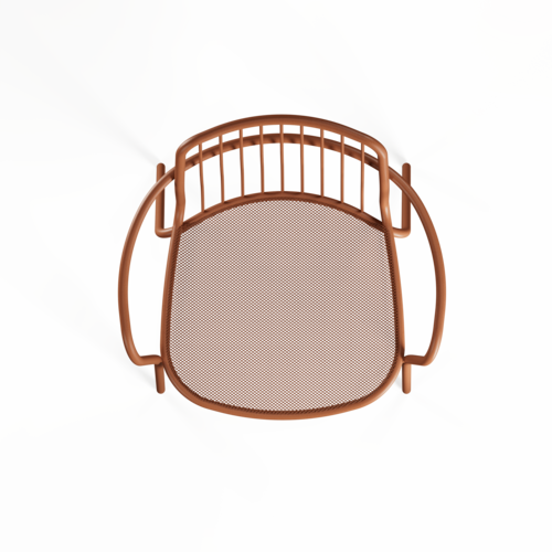 Emu Alisea tuinstoel met armleuningen vanilla yellow