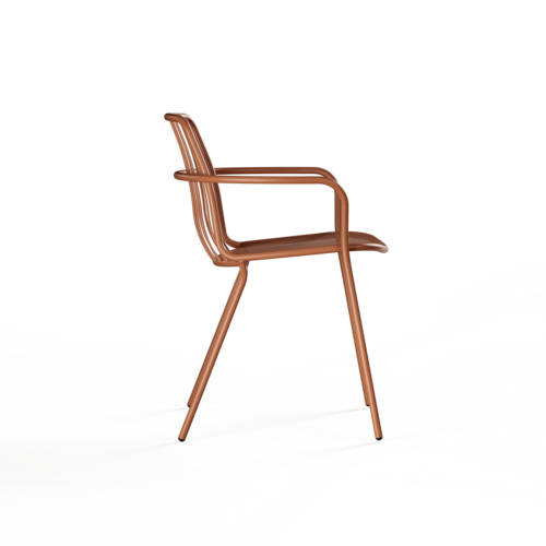 Emu Alisea tuinstoel met armleuningen taupe