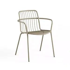 Emu Alisea tuinstoel met armleuningen grey/green