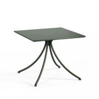 Combo tuintafel 90x90 dark green