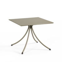Combo table de jardin 90x90 grey/green