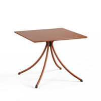 Combo tuintafel 90x90 maple red