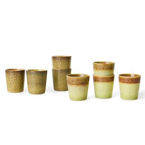 HKLiving 70s tasses à café Van Gogh Sunflowers – lot de 2