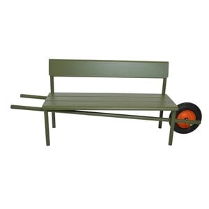 Weltevree Wheelbench aluminium olive green