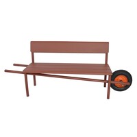 Wheelbench aluminium oxide red