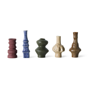 HKLiving 70s vases Palette – lot de 5