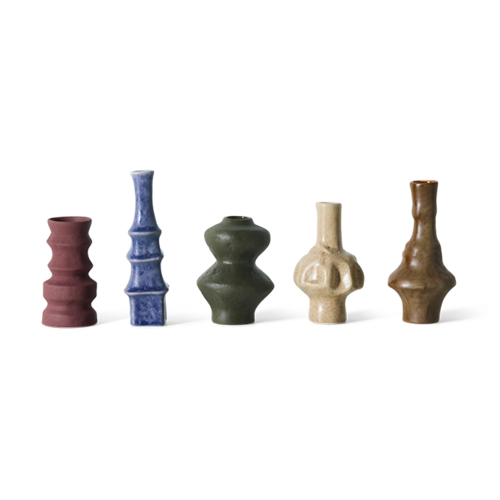 HKLiving 70s vazen Palette – set van 5