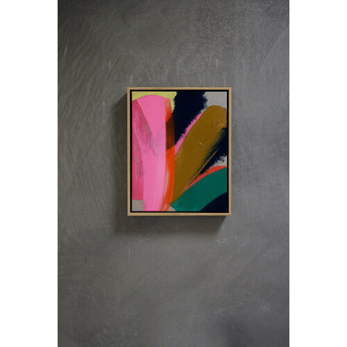 HKLiving Bright Lights œuvre d'art encadrée