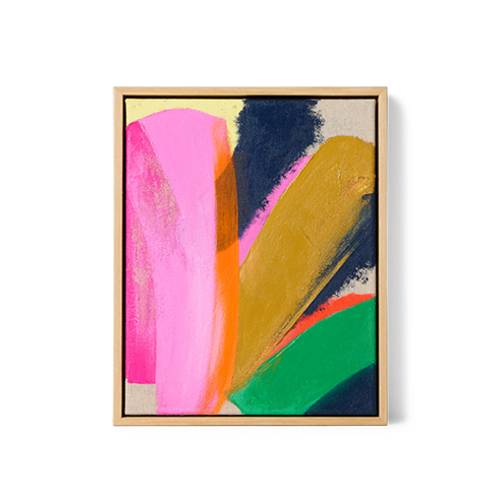 HKLiving Bright Lights œuvre d'art encadrée