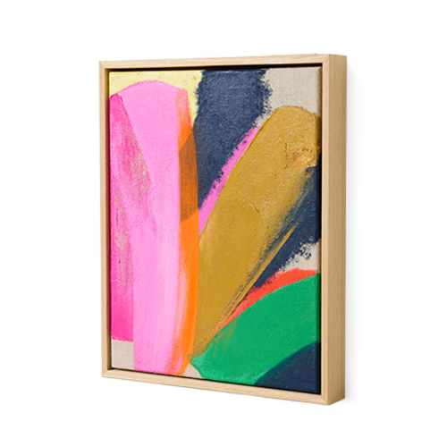 HKLiving Bright Lights œuvre d'art encadrée