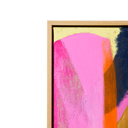 HKLiving Bright Lights œuvre d'art encadrée