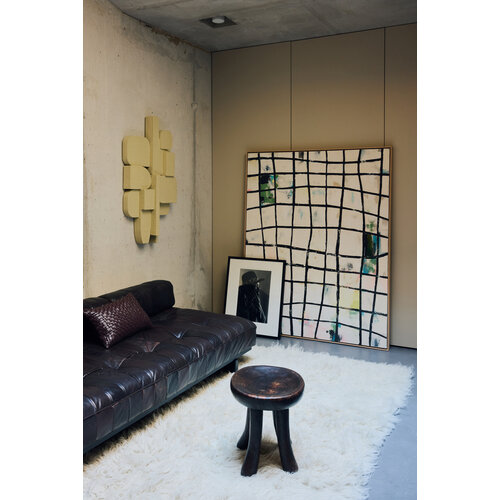 HKLiving Wired œuvre d'art encadrée