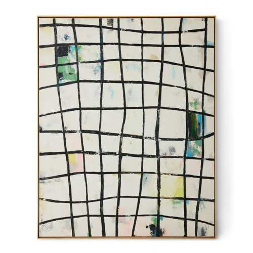 HKLiving Wired œuvre d'art encadrée