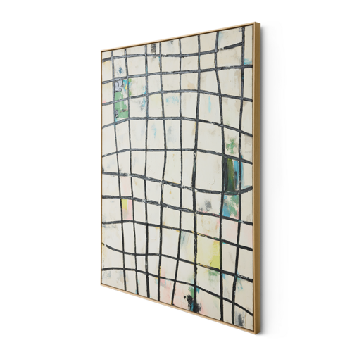 HKLiving Wired œuvre d'art encadrée