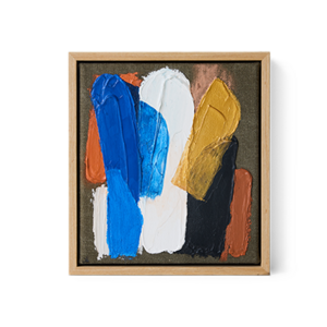 HKLiving Moonlight strokes ingelijst kunstwerk