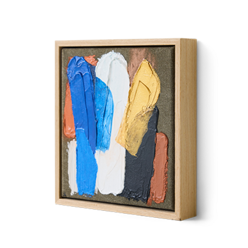 HKLiving Moonlight Strokes œuvre d'art encadrée