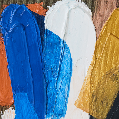 HKLiving Moonlight Strokes œuvre d'art encadrée