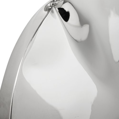 HKLiving Dent wandsculptuur chrome