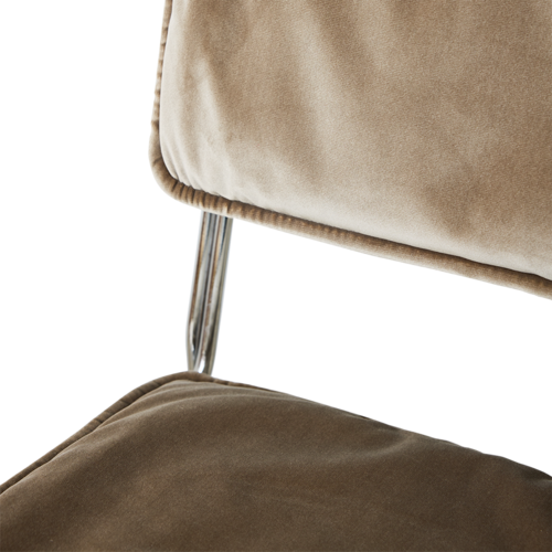 HKLiving Endless eetkamerstoel velvet dirty chai HKLiving Endless eetkamerstoel velvet dirty chai