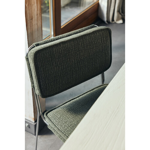 HKLiving Endless eetkamerstoel edge wild olive HKLiving Endless eetkamerstoel edge wild olive