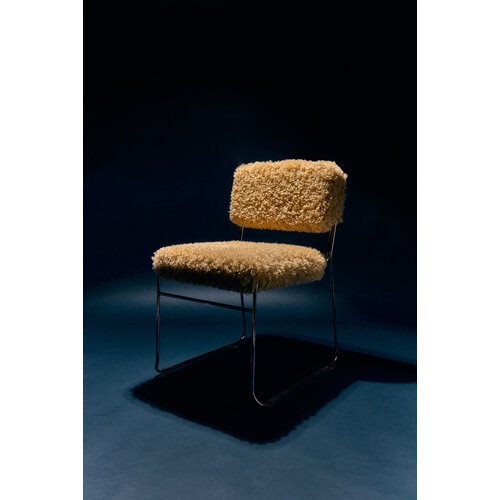 HKLiving Endless eetkamerstoel poodle golden HKLiving Endless eetkamerstoel poodle golden