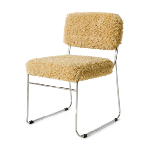 HKLiving Endless eetkamerstoel poodle golden