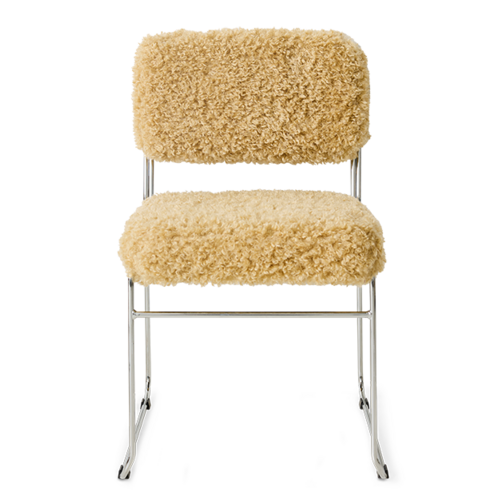 HKLiving Endless eetkamerstoel poodle golden HKLiving Endless eetkamerstoel poodle golden