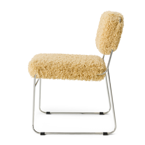 HKLiving Endless eetkamerstoel poodle golden HKLiving Endless eetkamerstoel poodle golden