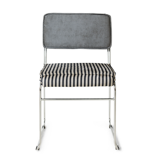 HKLiving Endless eetkamerstoel stripe monochrome HKLiving Endless eetkamerstoel stripe monochrome