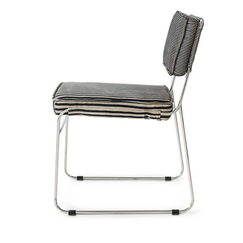 HKLiving Endless eetkamerstoel stripe monochrome HKLiving Endless eetkamerstoel stripe monochrome