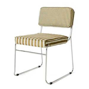 HKLiving Endless eetkamerstoel stripe sunflower