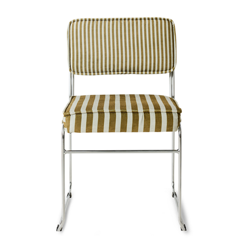 HKLiving Endless eetkamerstoel stripe sunflower