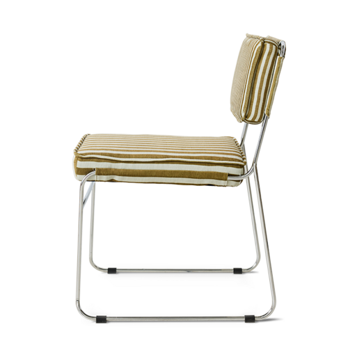 HKLiving Endless eetkamerstoel stripe sunflower