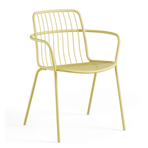 Emu Alisea chaise de jardin avec accoudoirs vanilla yellow Emu Alisea chaise de jardin avec accoudoirs vanilla yellow