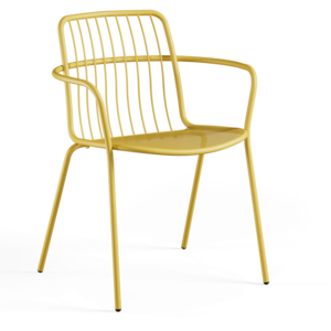 Emu Alisea tuinstoel met armleuningen curry yellow Emu Alisea tuinstoel met armleuningen curry yellow