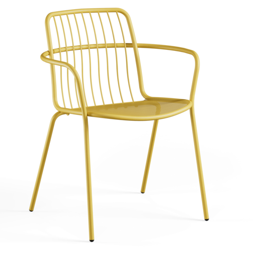 Emu Alisea chaise de jardin avec accoudoirs curry yellow