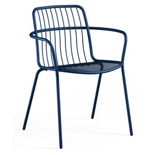 Emu Alisea tuinstoel met armleuningen saphire blue Emu Alisea tuinstoel met armleuningen saphire blue