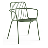 Alisea tuinstoel met armleuningen military green