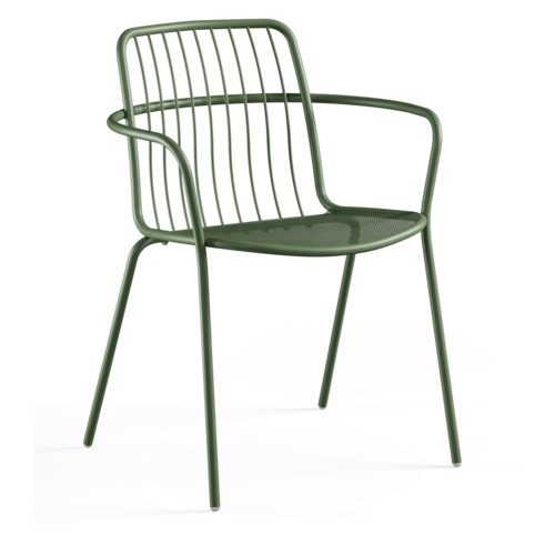 Emu Alisea tuinstoel met armleuningen military green Emu Alisea tuinstoel met armleuningen military green