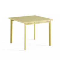 Star tuintafel 90x90 vanilla yellow