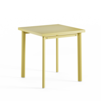 Star tuintafel 70x70 vanilla yellow